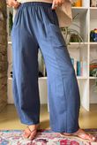 Lagen Relaxed Barrel Pant Navy